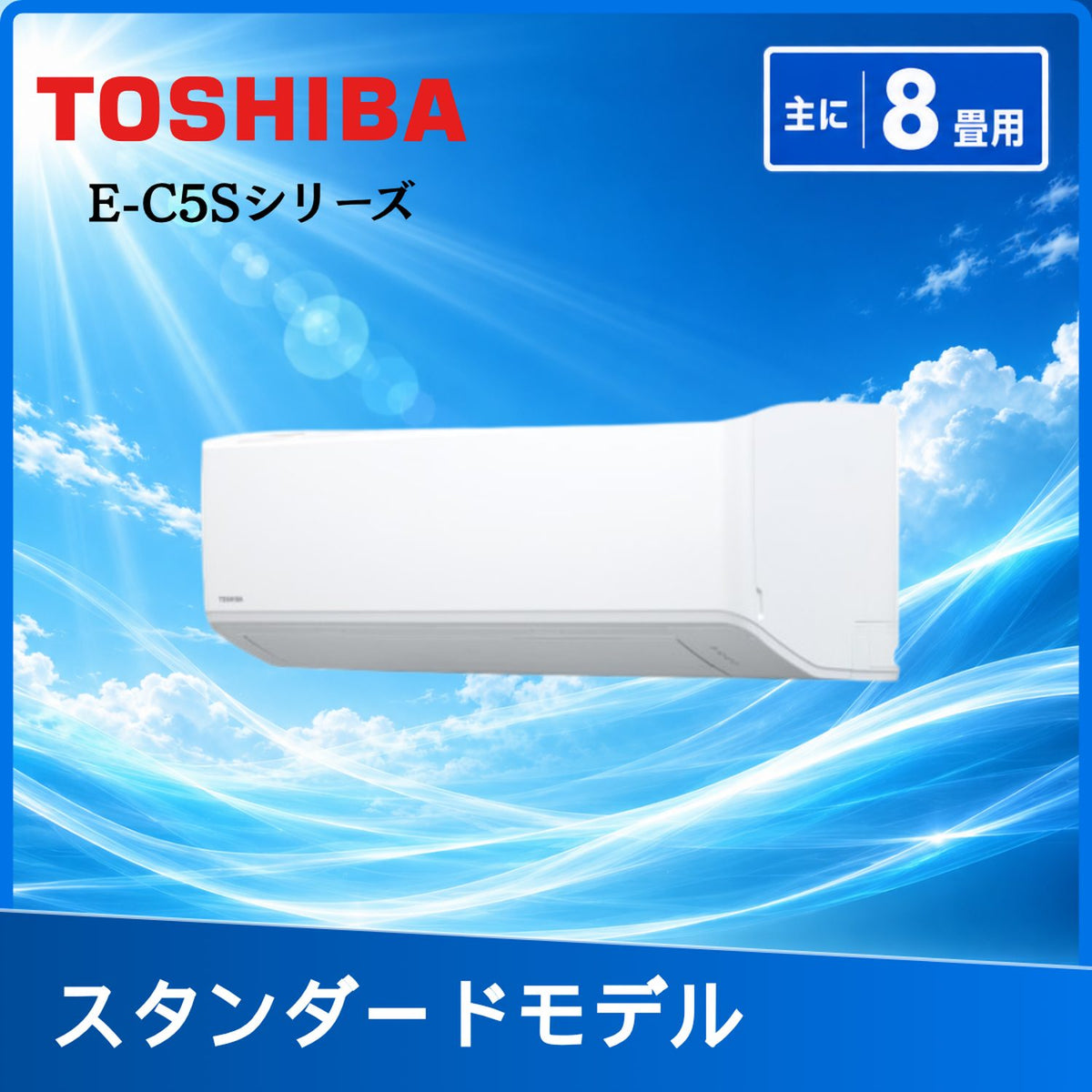 東芝 RAS-E251C5S-W 8畳用エアコン